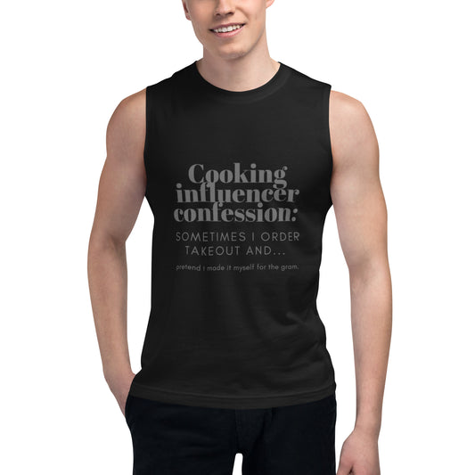 "Cooking influencer reality: More time spent cleaning up spills than cooking" Tank Top