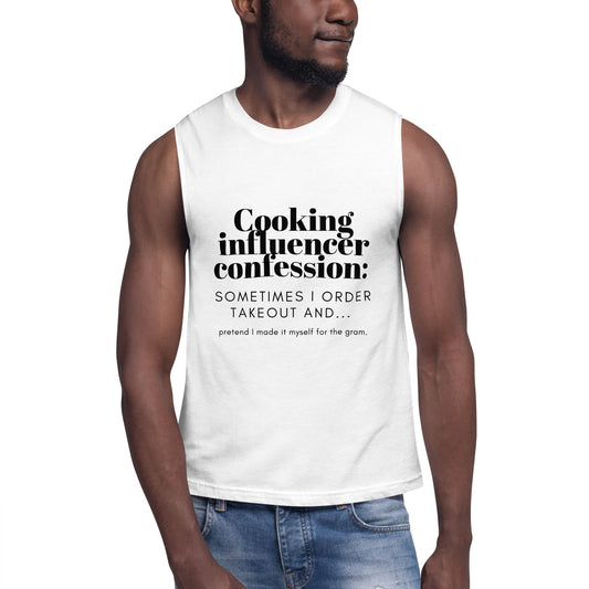 "Cooking influencer reality: More time spent cleaning up spills than cooking" Shirt